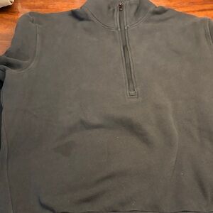 Lululemon 1/2 zip steady forest green